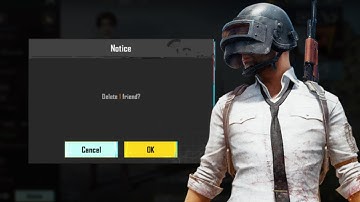 How to DELETE someone from your friend list(PUBG MOBILE 2025)