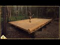 EP07: Platform From 100% Self Harvested Lumber // Cabin Build: EP07