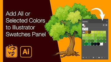 Add All or Selected Colors to Illustrator Swatches Panel