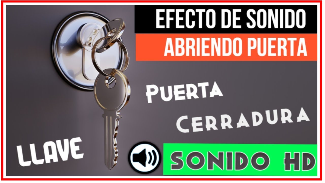 Sonido de puerta abriendose cerrandose Efecto de sonido - YouTube
