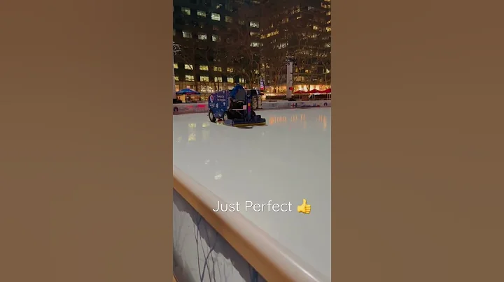 The perfect soundtrack #bryantpark #zamboni driver...