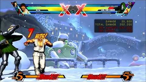 Umvc 3 - Ryu combo video