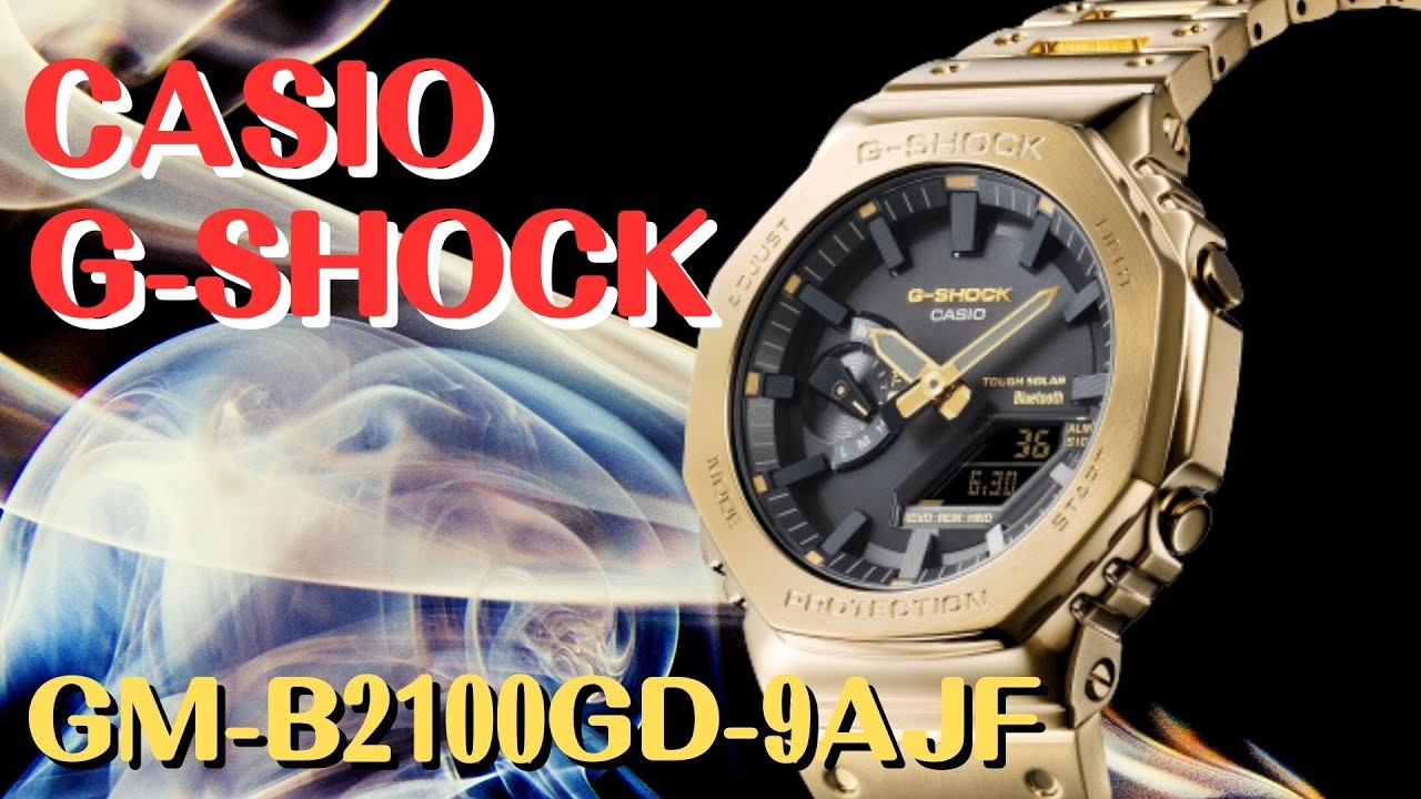 G-SHOCK カシオーク ソーラー腕時計 GM-B2100GD-9AJF メンズ スマートフォンリンク 2023年3月新製品
