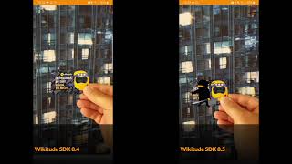 Wikitude SDK 8.5 - Target Images with Transparency - WTC comparison