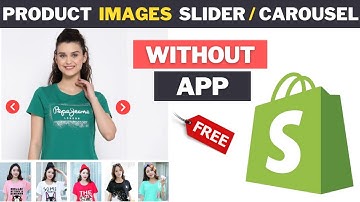 Shopify Product Images Slider | Carousel No App | Copy & Paste FREE