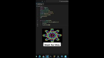 Authentic graphics design using python turtle | Awesome python turtle graphics #pythonturtle #shorts