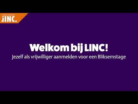 LINC van JINC | Jezelf als vrijwilliger aanmelden voor een Bliksemstage