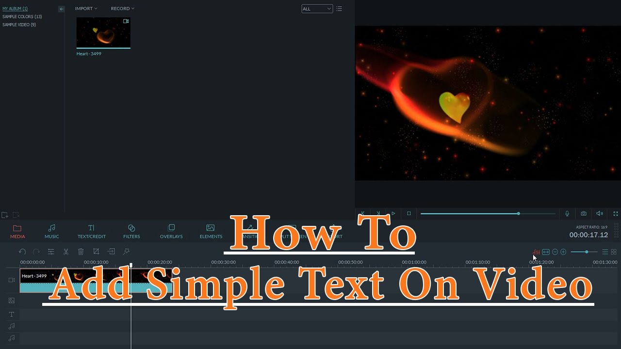 Wondershare Filmora How To Add Text