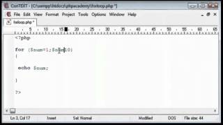Php Tutorial 14 For Loop in Hindi