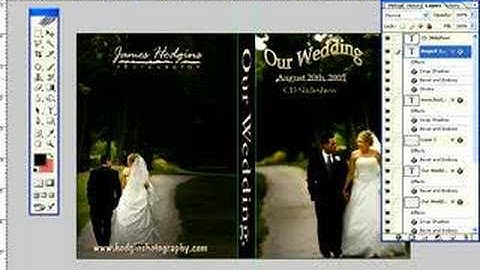 Photoshop tutorial-How to create a DVD cover in photoshop