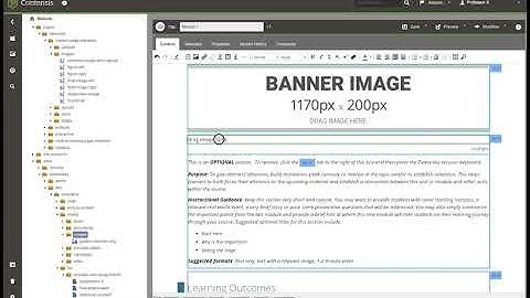 Steps for adding an image in the CMS
