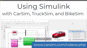 Using Simulink with CarSim, TruckSim, and BikeSim
