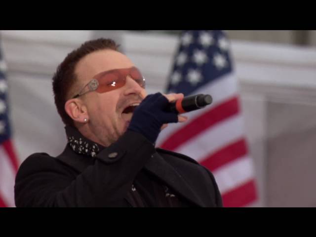U2 - Pride + City Of Blinding Lights Live Obama Concert Washington [HD - High Quality] class=