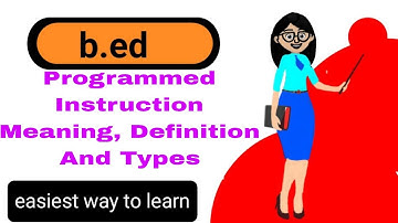Mastering Programmed Instruction for B.Ed: CTET & UGC NET Exam Success|Teaching Aptitude|Let