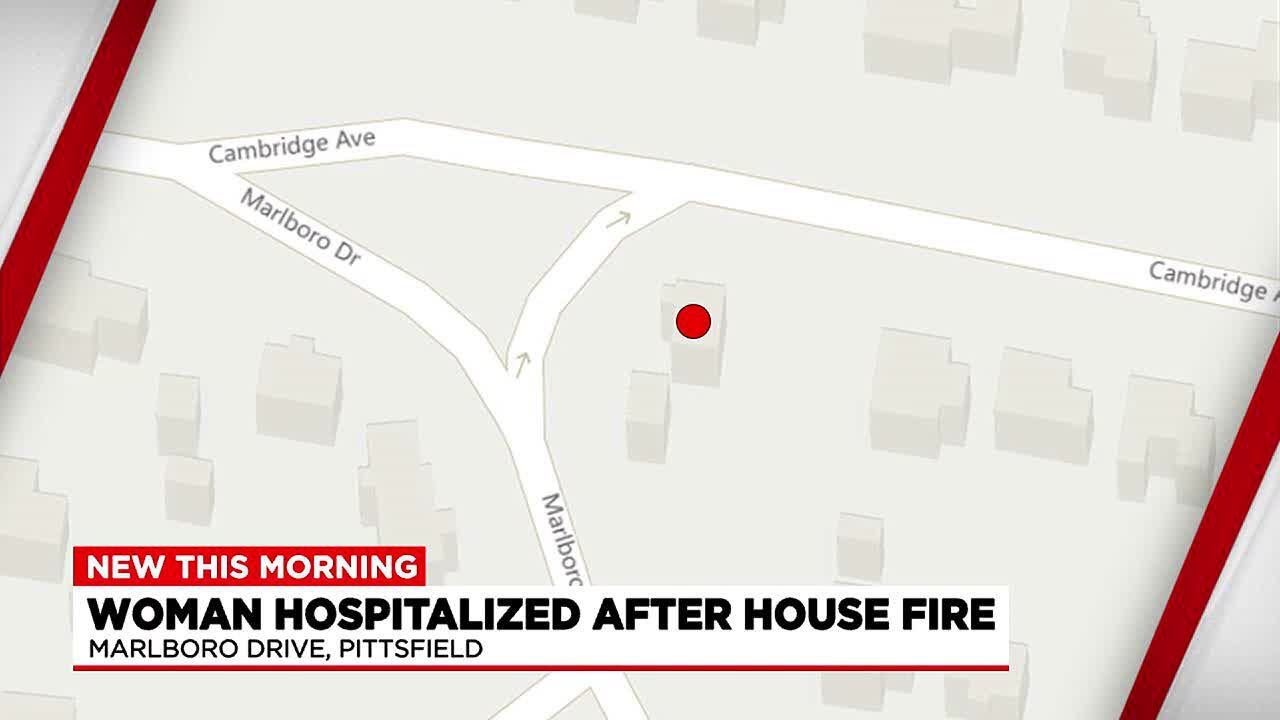 1 hospitalized after house fire in Pittsfield - YouTube