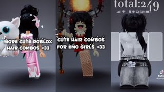 Emo Anime Hair (red) - Roblox