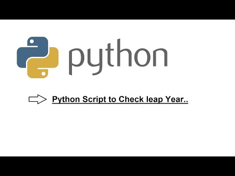Python script to check leap year | हिंदी में