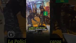 📺 |#EnVideoDL| Agente de la PN aplicó una descarga eléctrica a una joven  y luego la detuvo. #DL