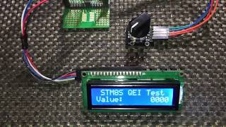 STM8S Encoder Interface Example