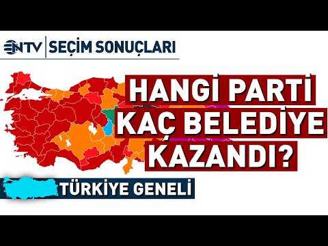 Türkiye Yerel Yöneticilerini Seçti, İşte Partilerin Kazandığı İl, İlçe Sayısı | NTV