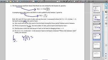 2. b. - 2005 AP Calculus AB Free Response