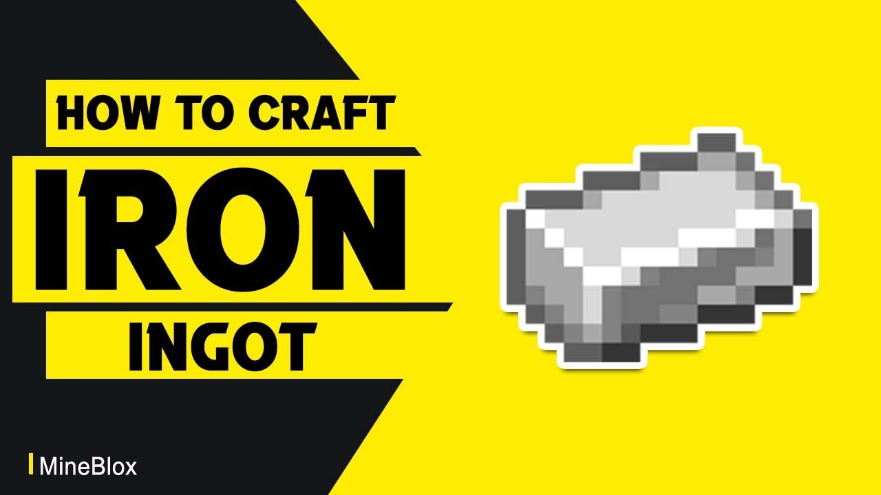 How to Craft an Iron Ingot in Minecraft 