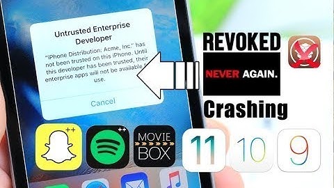 NEW How To STOP Apps Getting Revoked / Crashing iOS 9 / 10 / 11 NO Jailbreak NO PC iPhone iPad iPod