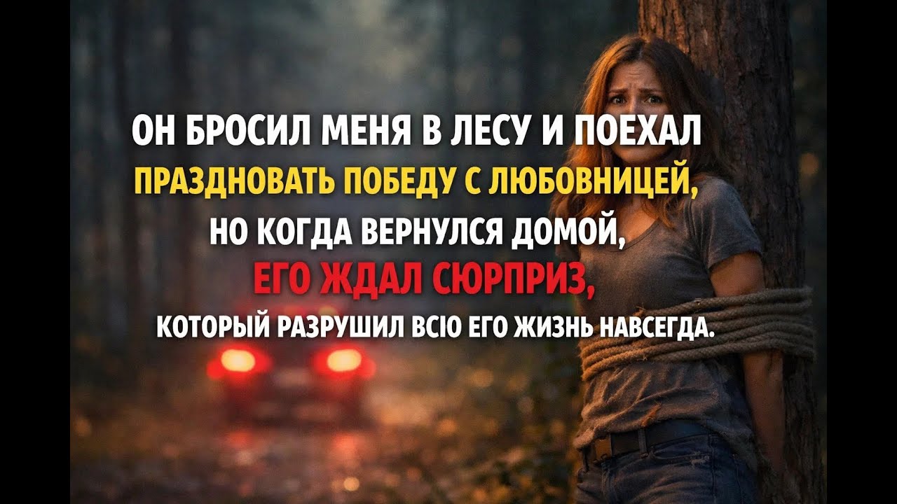 Муж вывез меня в лес и оставил там навсегда, но он совершил роковую ошибку, о которой пожалел