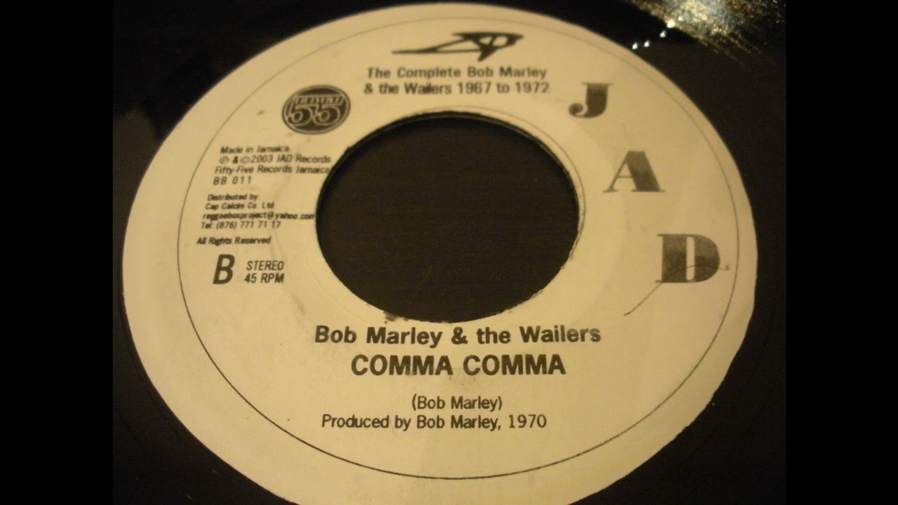 Bob Marley & The Wailers - Comma Comma - JAD 7inch RE 1970