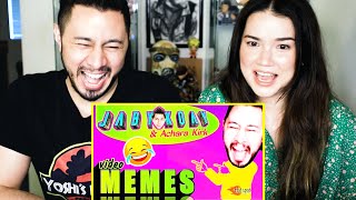 JABY KOAY & ACHARA KIRK - Original VidMEMES Collection | Drawing Jaby Koay & Achara | Reaction