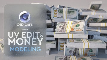 រៀបModeling & UV Edit លុយដុល្លាក្នុងCinema 4D