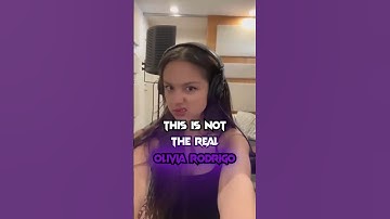 😱 This Girl Fooled EVEN Olivia Rodrigo! 😂#oliviarodrigo #celebrity #shorts