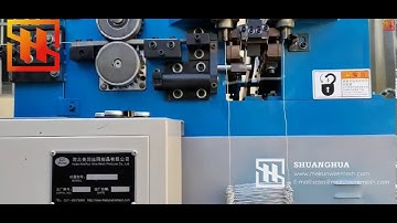automatic welding double loop tie wire making machine