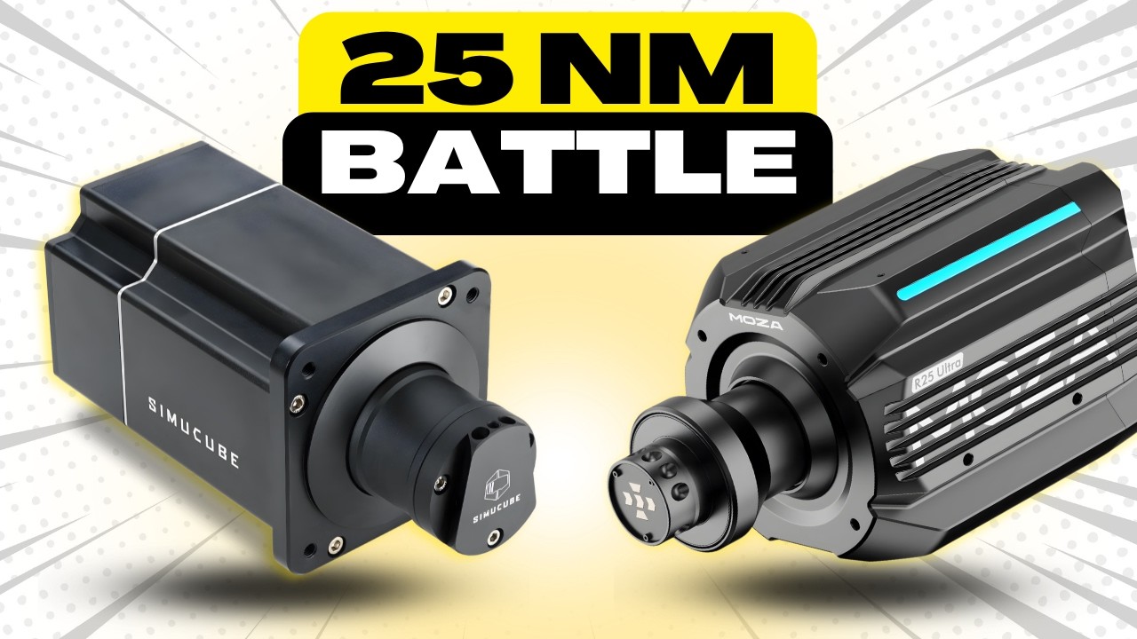 Убийца Simucube? Сравнение Moza R25 Ultra и Simucube 2 Pro.