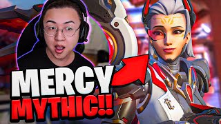 SLAYING With My NEW Mercy Mythic Skin!! - Overwatch 2