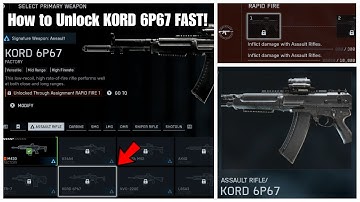 Battlefield 6 - How to Unlock KORD 6P67 FAST!