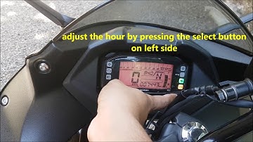 suzuki gixxer sf time settings