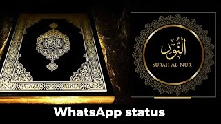 Surah An Noor || Quran status | Whatsapp status | Ahmed Khedr | Verses 24-26