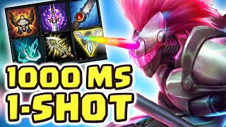 1000+ MS THE CRAZIEST ONE SHOT EVER INFINITY EDGE HECARIM JUNGLE Nightblue3