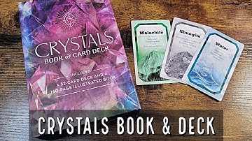 Crystals Book & Card Deck | Flip Through and Review