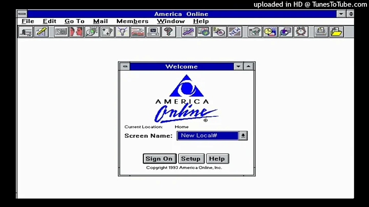 AOL 1.0 for Windows