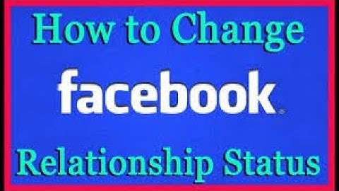 How To Change Relationship Status On Facebook App
