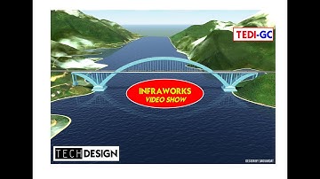 Phương án đề xuất vị trí cầu Vòm vượt sông Đà của TEDI-GC được thực hiện bằng PM Infraworks