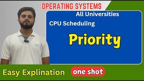 priority scheduling  |CPU Scheduling Technique in OS