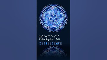 Math Art - Iridescent Spirograph #27