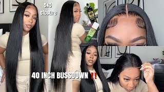 40in BUSS DOWN Wig😍 Yeah! Available on my website now! #40inwig
