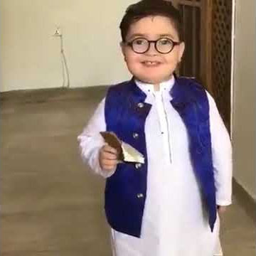 Ahmed shah is giving a really cute message in this recent video