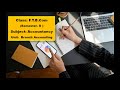 F. Y. B. Com | Accountancy | Branch Account | Practical Problem 1 and 2
