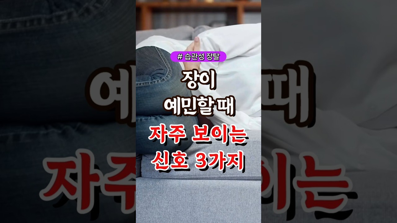 장이 예민할 때 자주 보이는 신호 3가지 #건강#건강팁#건강식#건강식단#건강음식