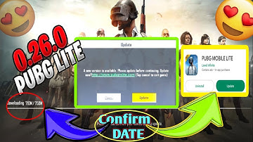 Pubg lite New 0.26.0 Update Pubg mobile lite confirmed date update ke🔥crash problem solve 100%